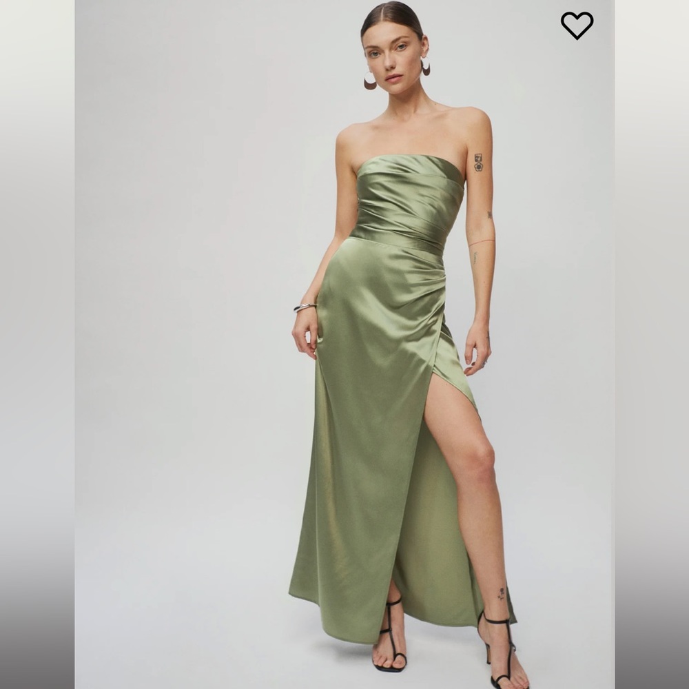 Reformation Barrow Silk Dress - Size 4 (NWT)